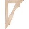 Ekena Millwork Balboa Traditional Smooth Bracket w/ Offset Brace, Douglas Fir, 5 1/2"W x 22"D x 34"H BKT0604X22X34BOA01SDF - alternate 3